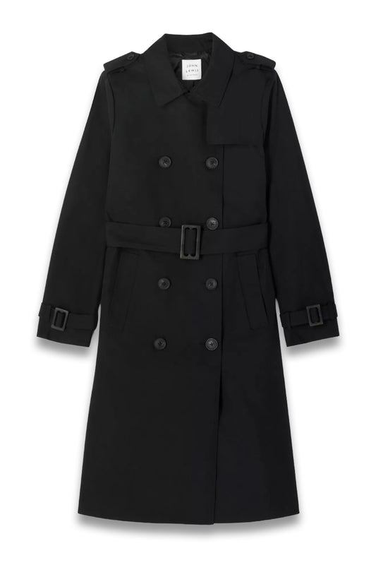 Water Repellent Belted Trench Coat