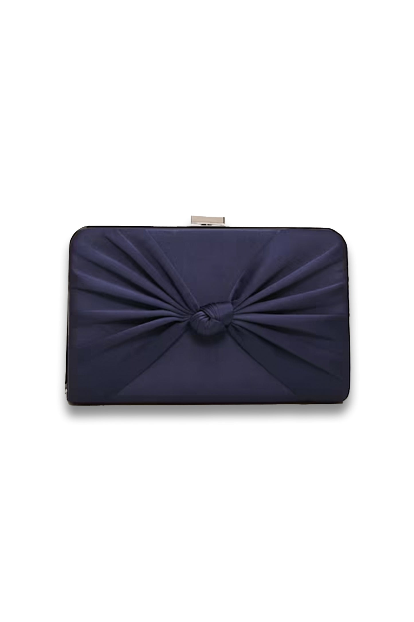 Navy Satin Clutch Box