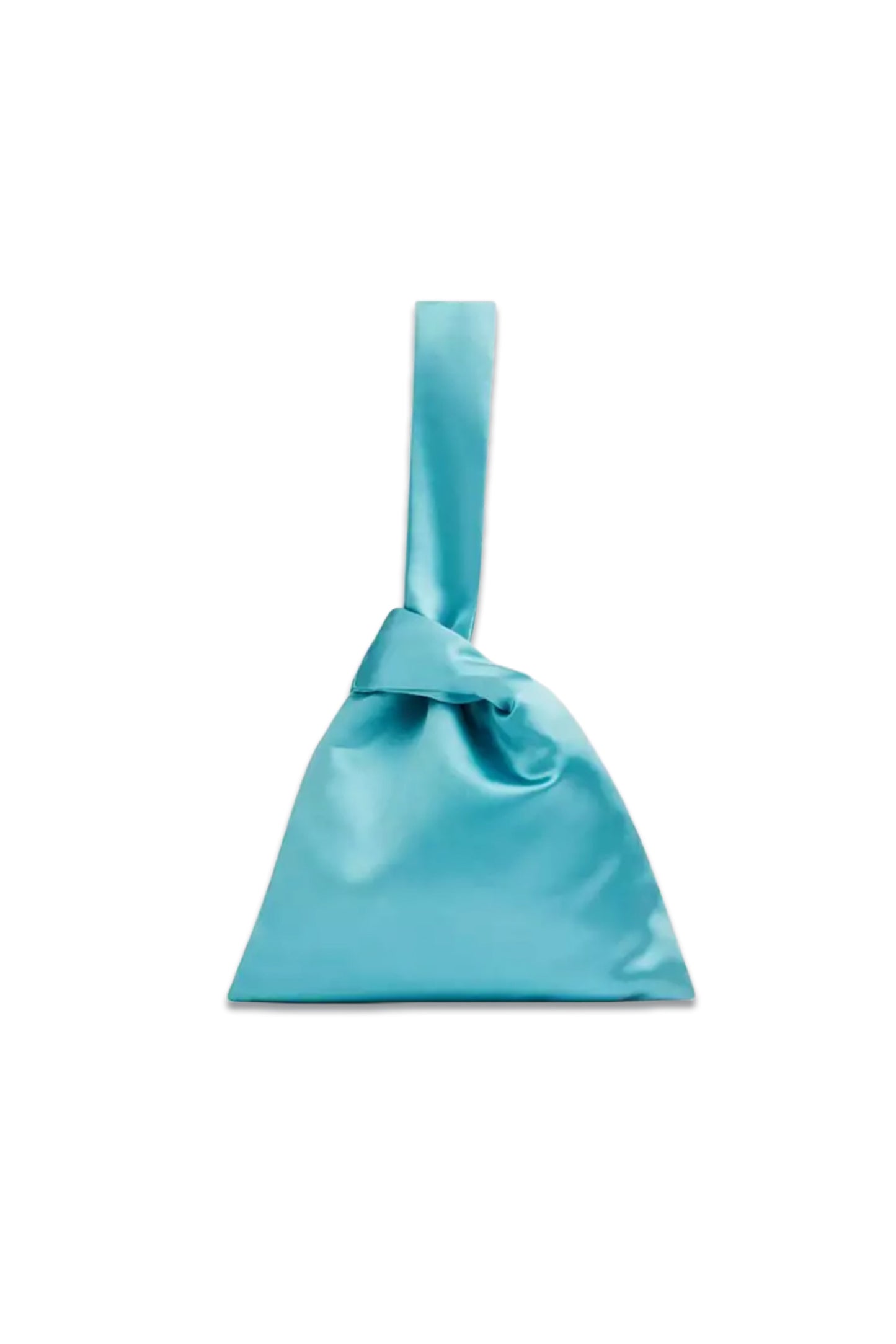 Taylor Blue Satin Handbag
