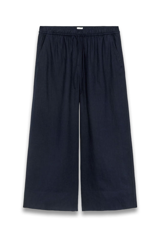 Cropped Linen Trousers