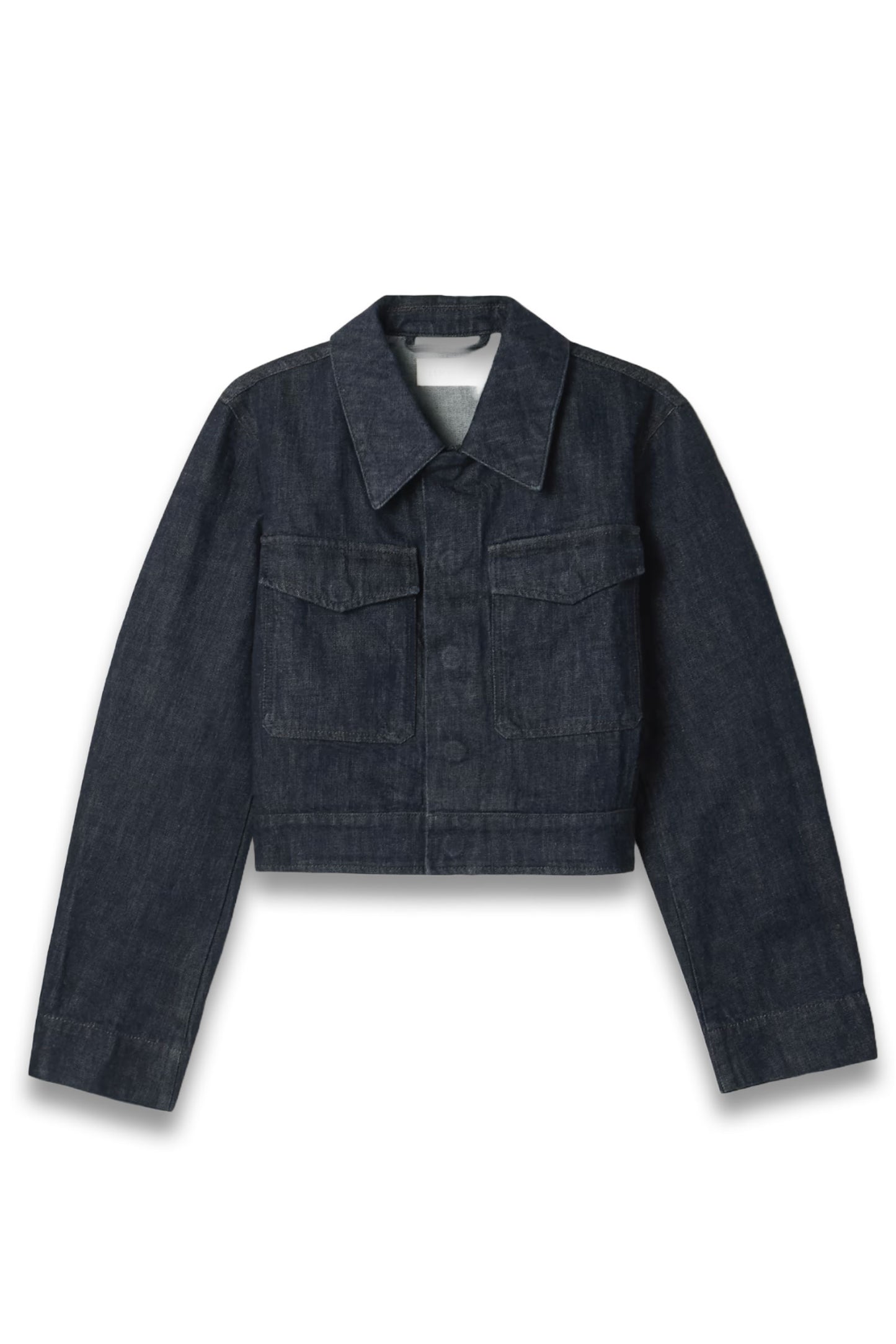 Cropped denim jacket