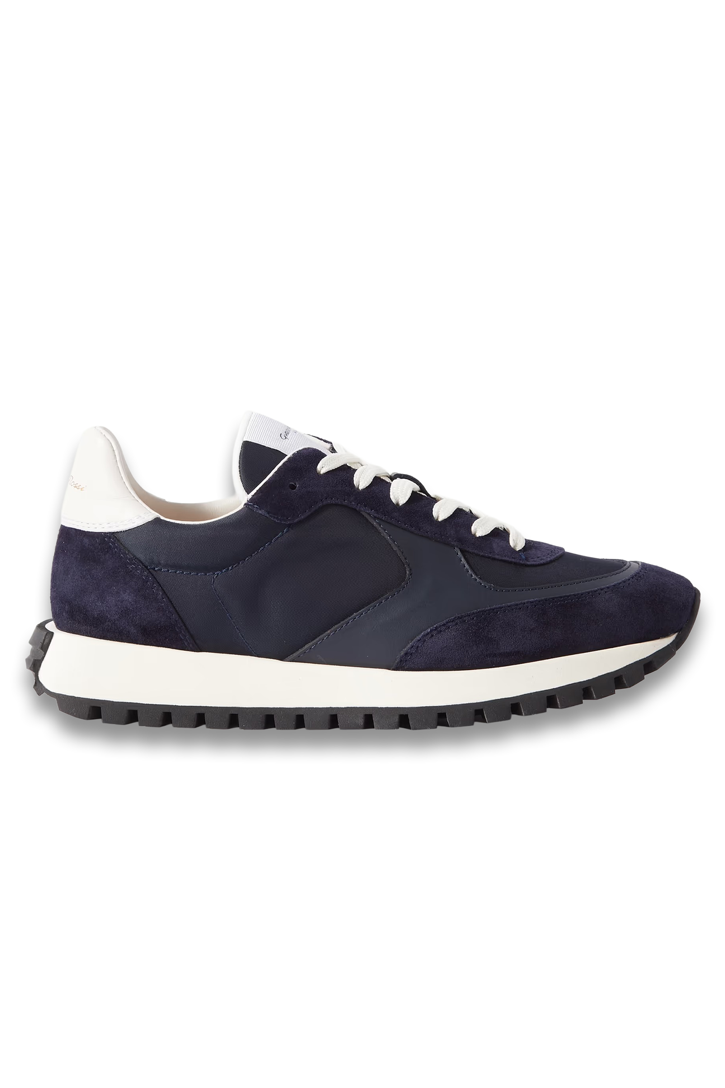 Gravel Suede, Leather and Shell Sneakers
