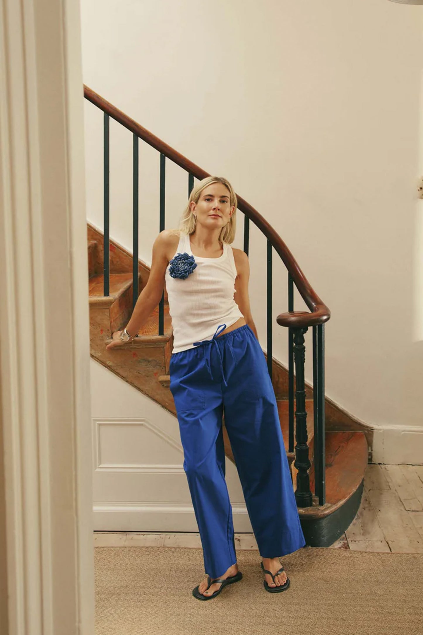 Sifnos Trousers in Colt Blue