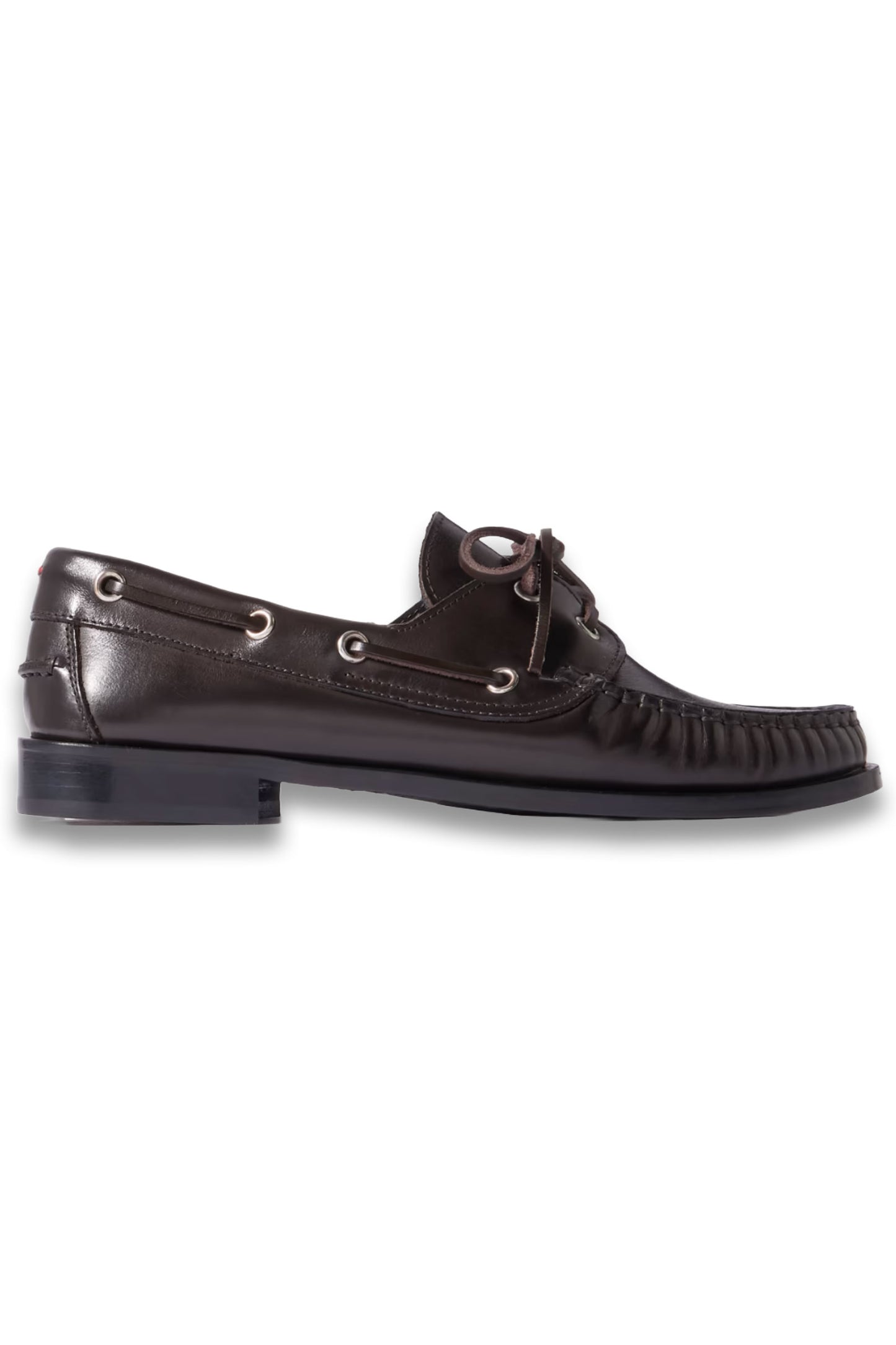 AEYDE Harris leather boat shoes
