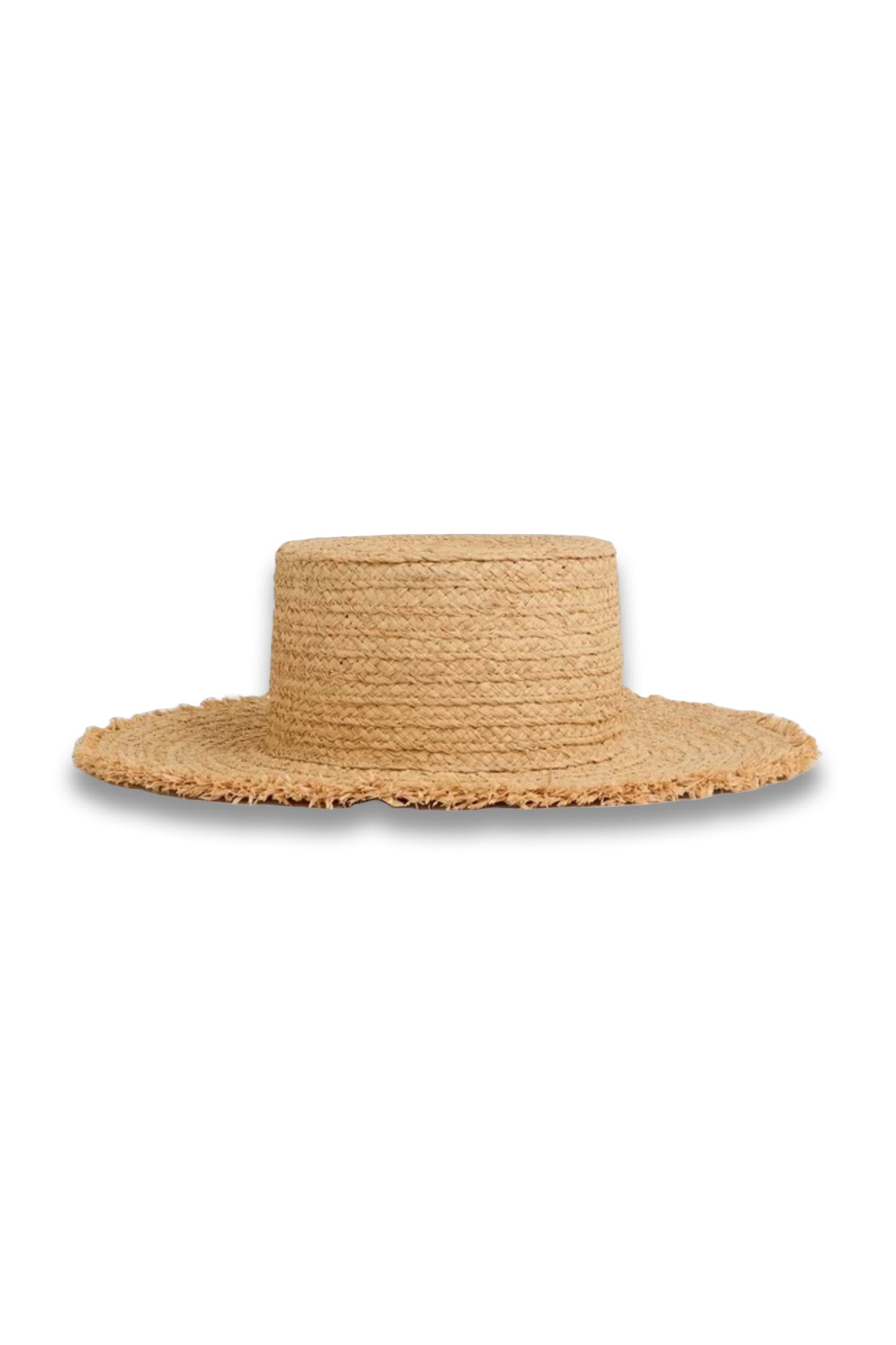 Freya Straw Boater Hat in Natural
