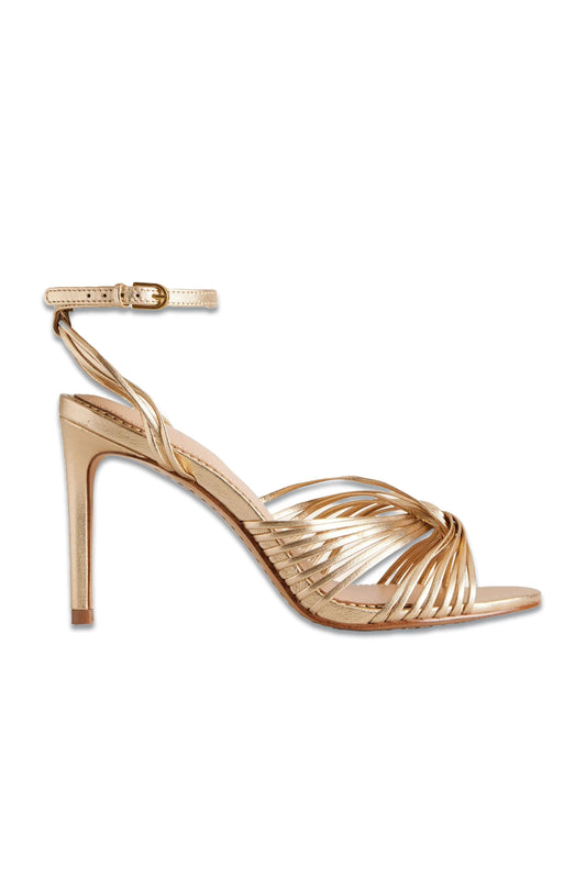 Twist Front Heeled Sandals