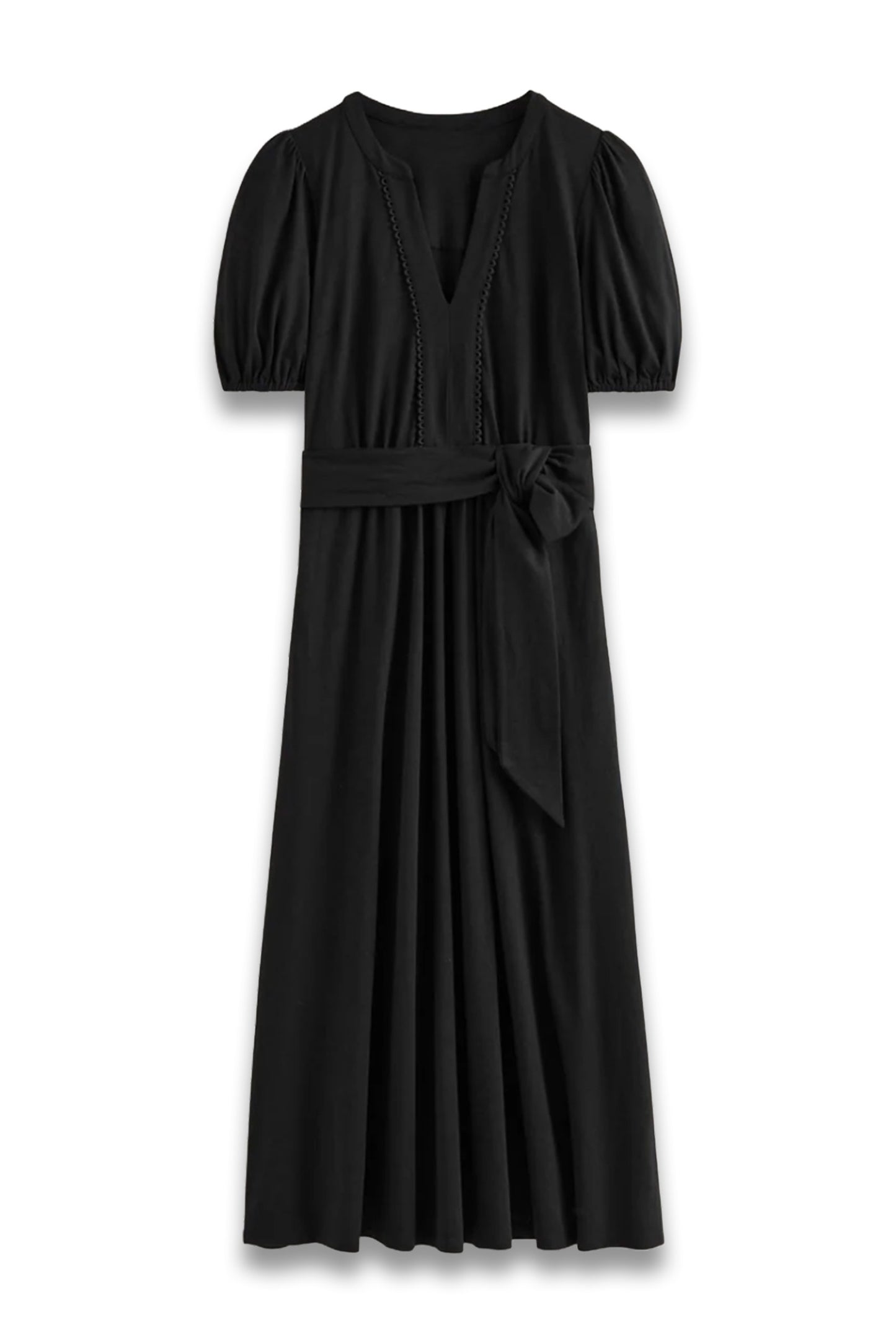 Sofia Trim Jersey Midi Dress