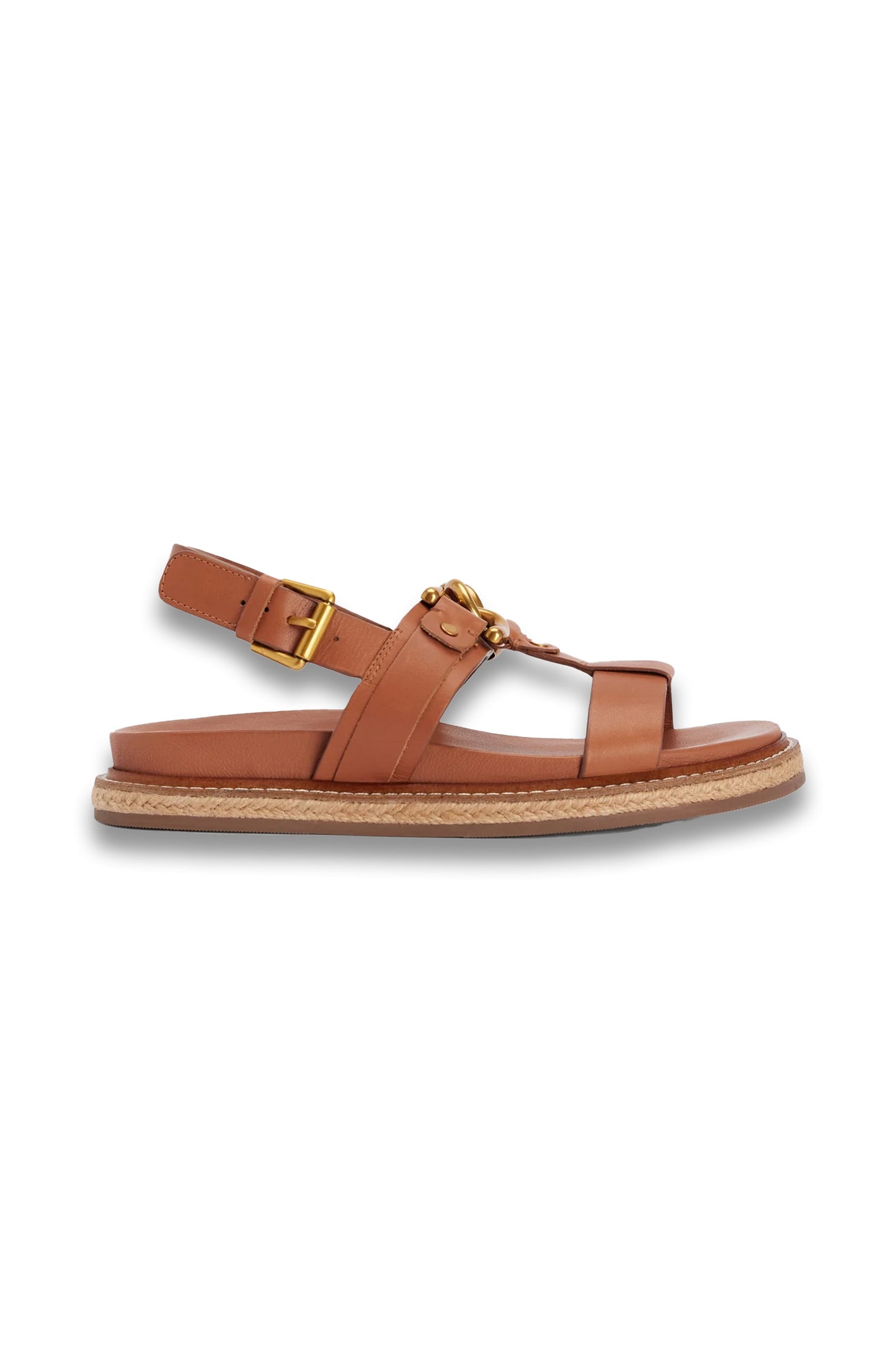 Hardware Detail Footbed Sandal