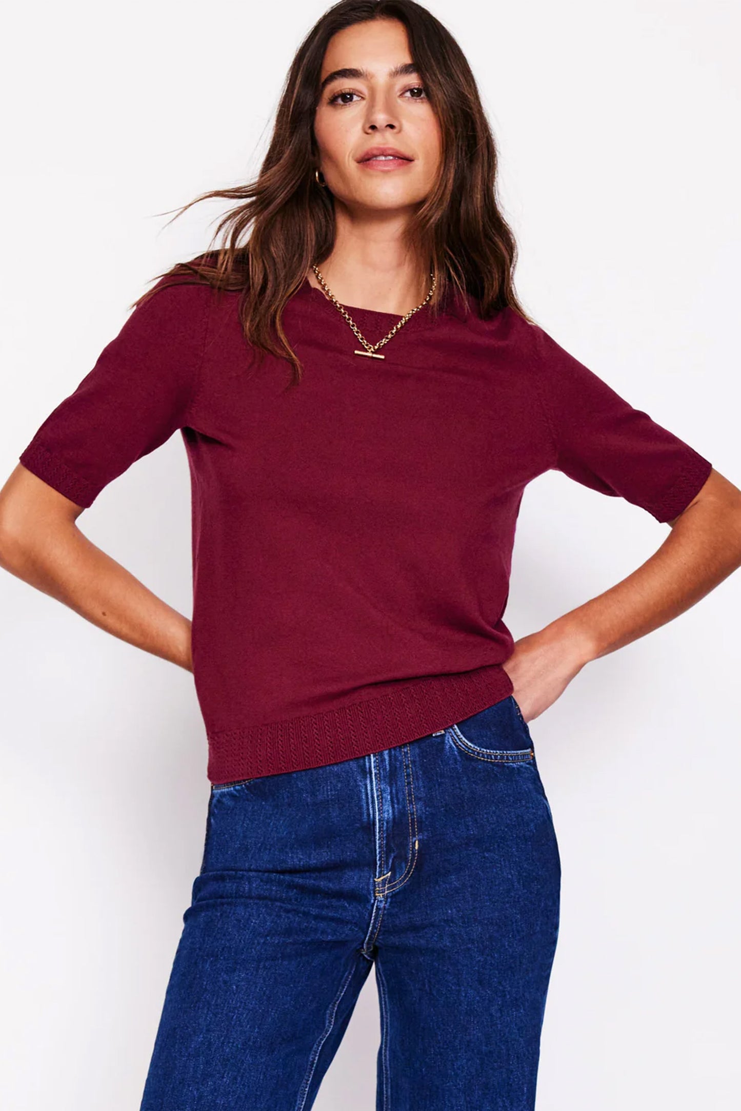 Emilia Cotton Crew T-shirt