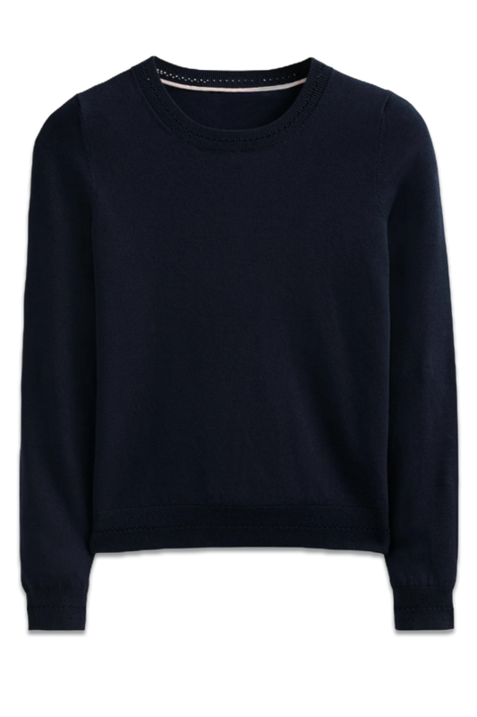 Catriona Cotton Crew Jumper