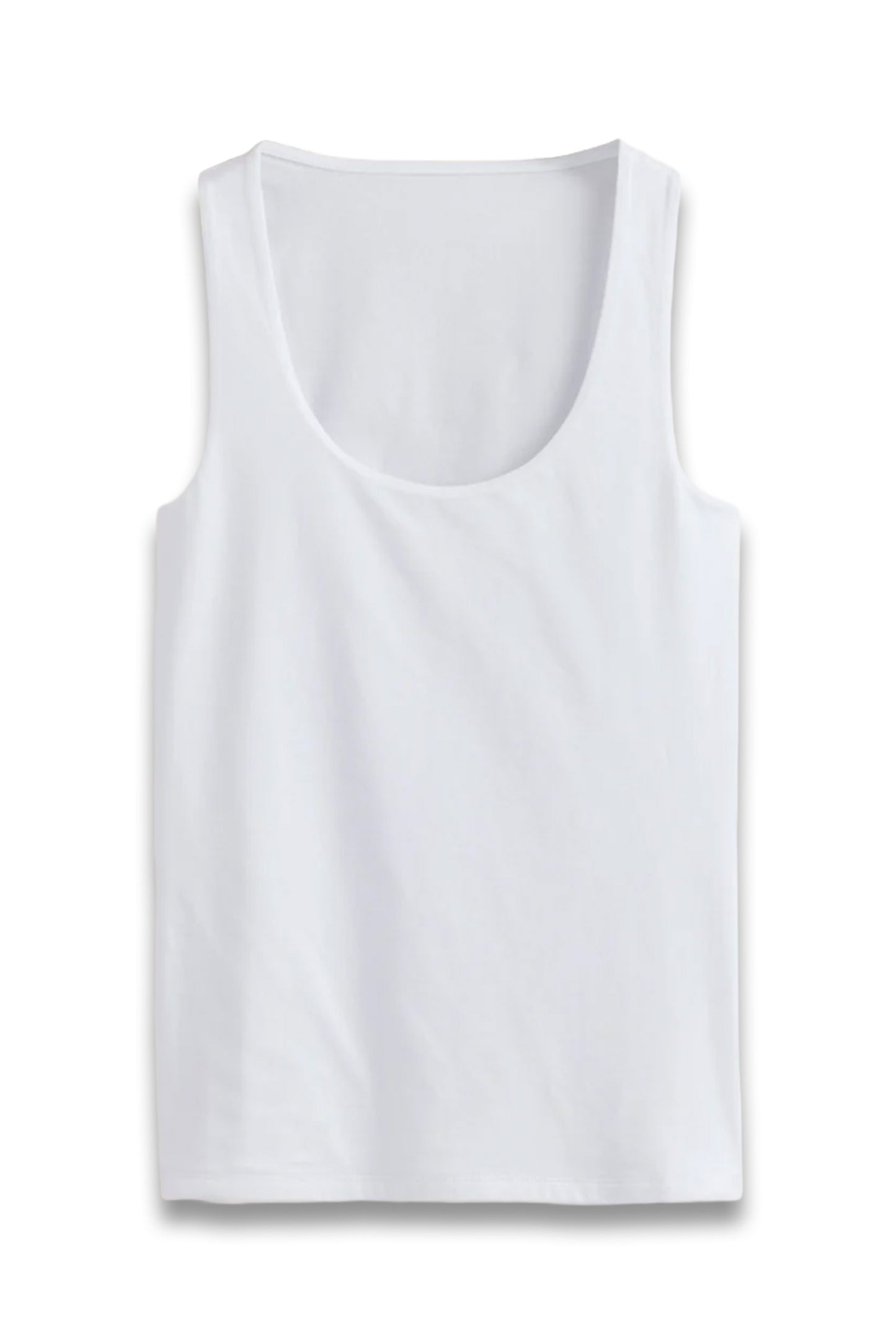 Double Layer Scoop Neck Vest
