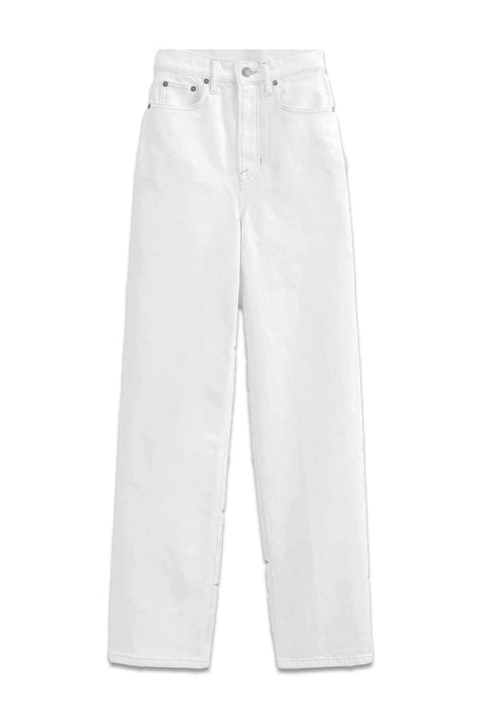 High Rise True Straight Jeans