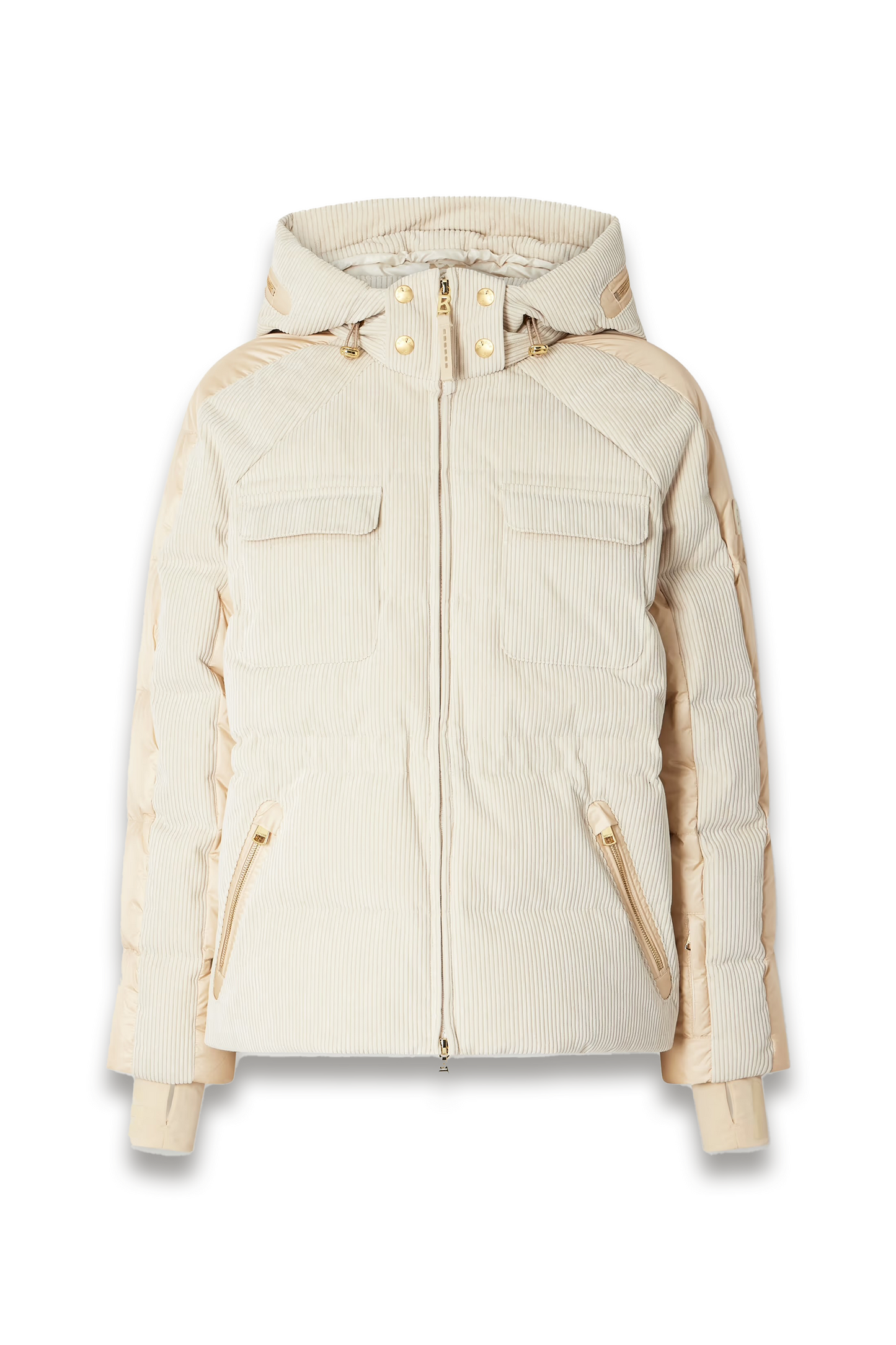 Marli Shell-trimmed Corduroy Down Jacket