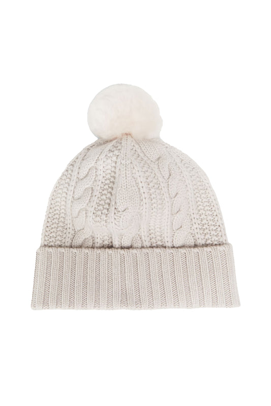 Ribbed Cashmere Beanie