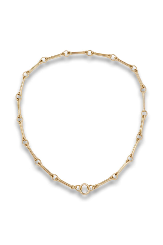 Show Your Bones 14-Karat Gold Necklace
