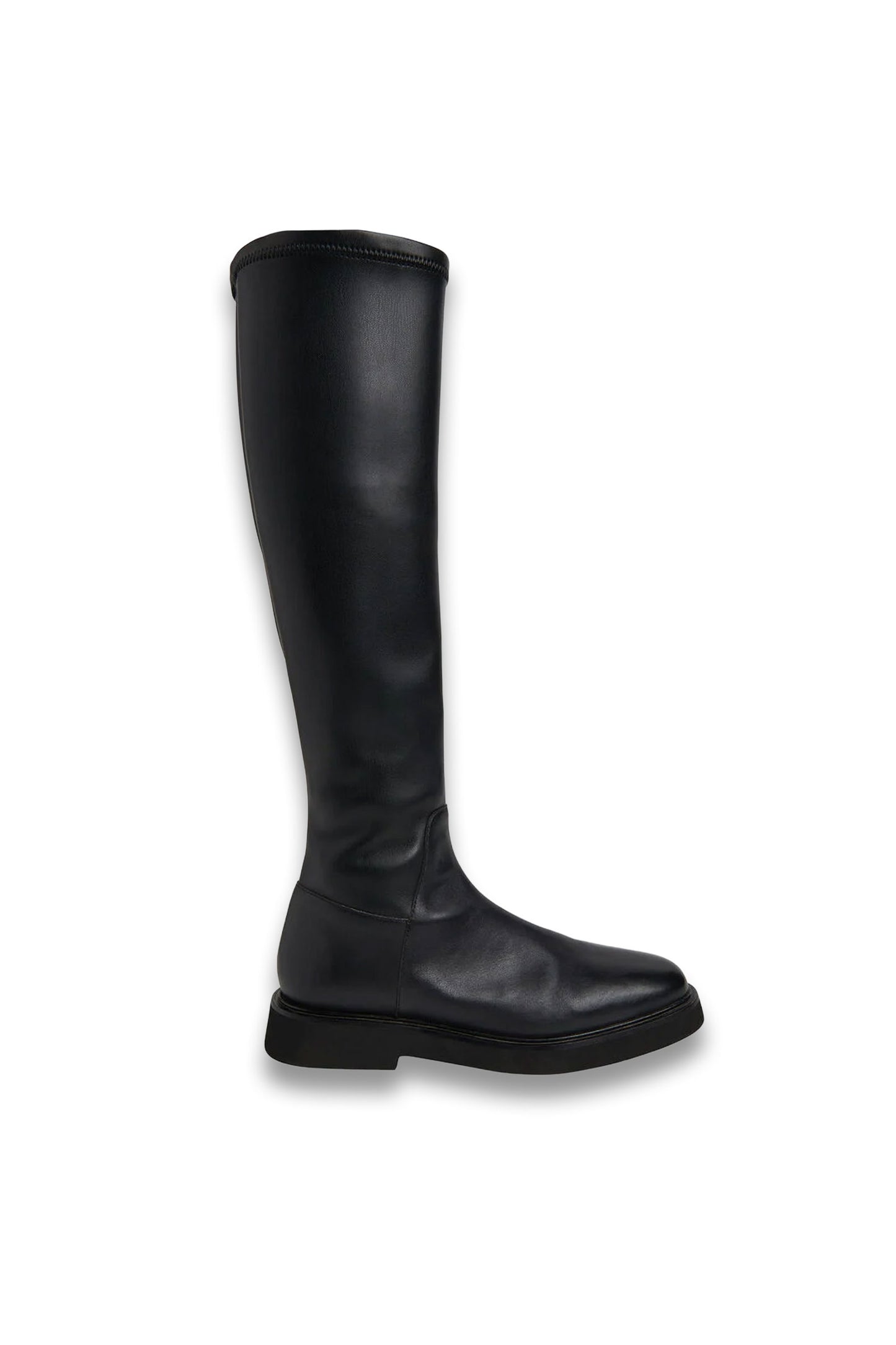 Black Quin Stretch Knee High Boot