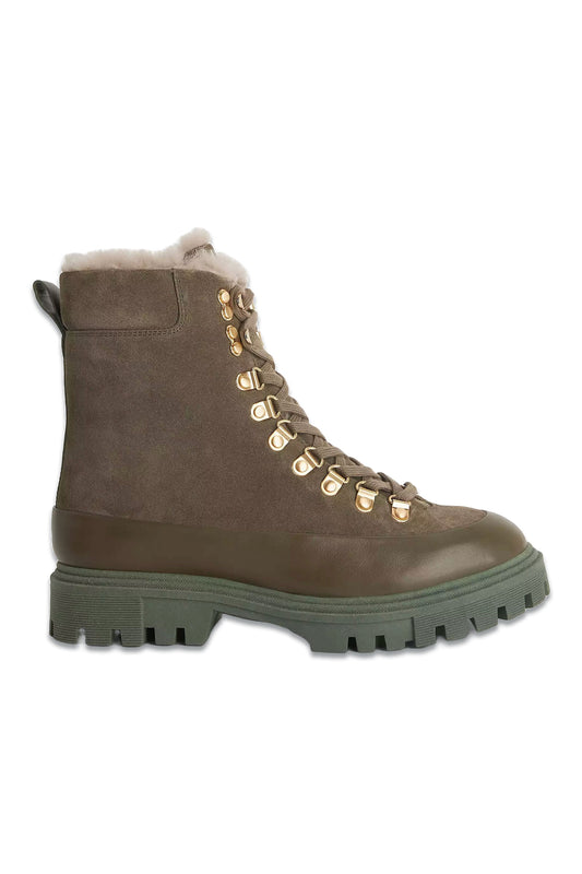 Paddock Lugsole Combat Boots, Khaki