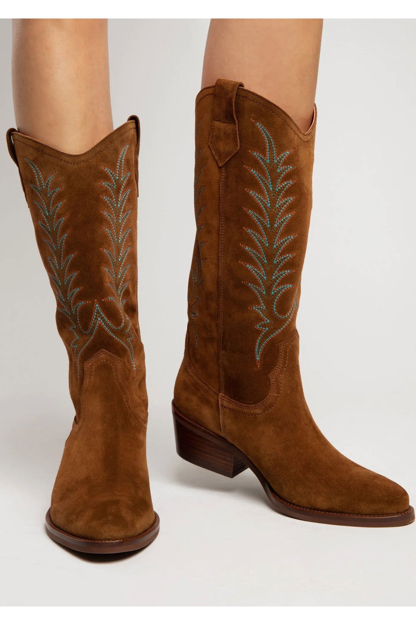 Goldie Embroidered Cowboy Boot