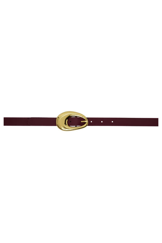 Burgundy Drop Belt