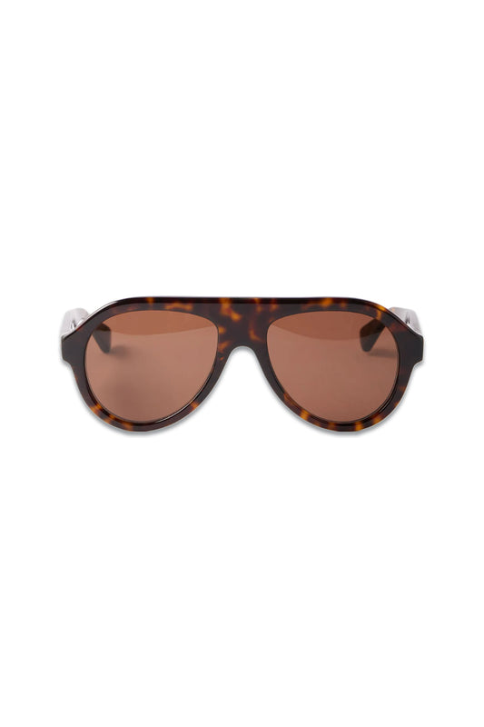 Aviator Tortoiseshell-Acetate Sunglasses