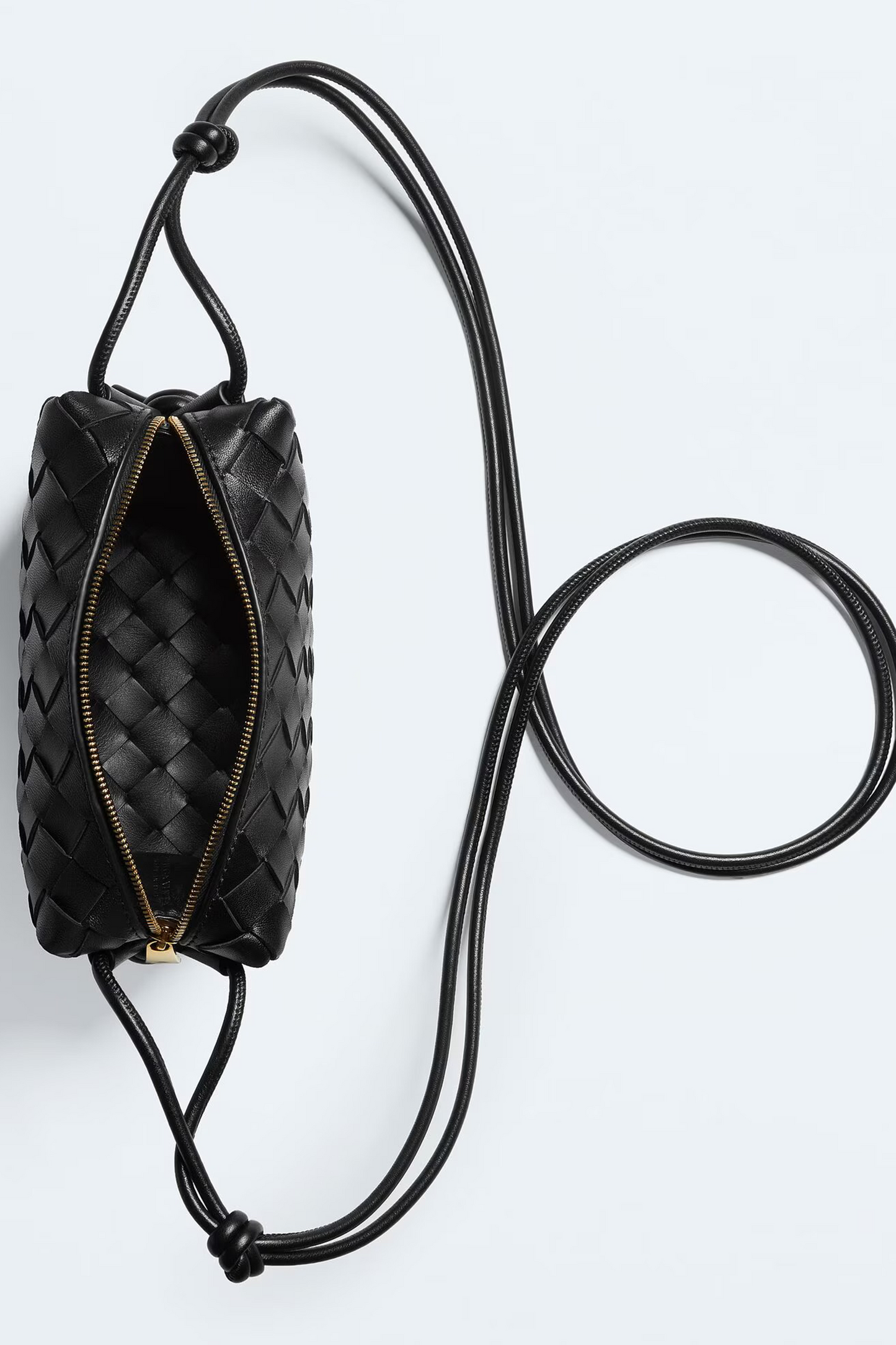 Loop Mini Intrecciato Leather Shoulder Bag