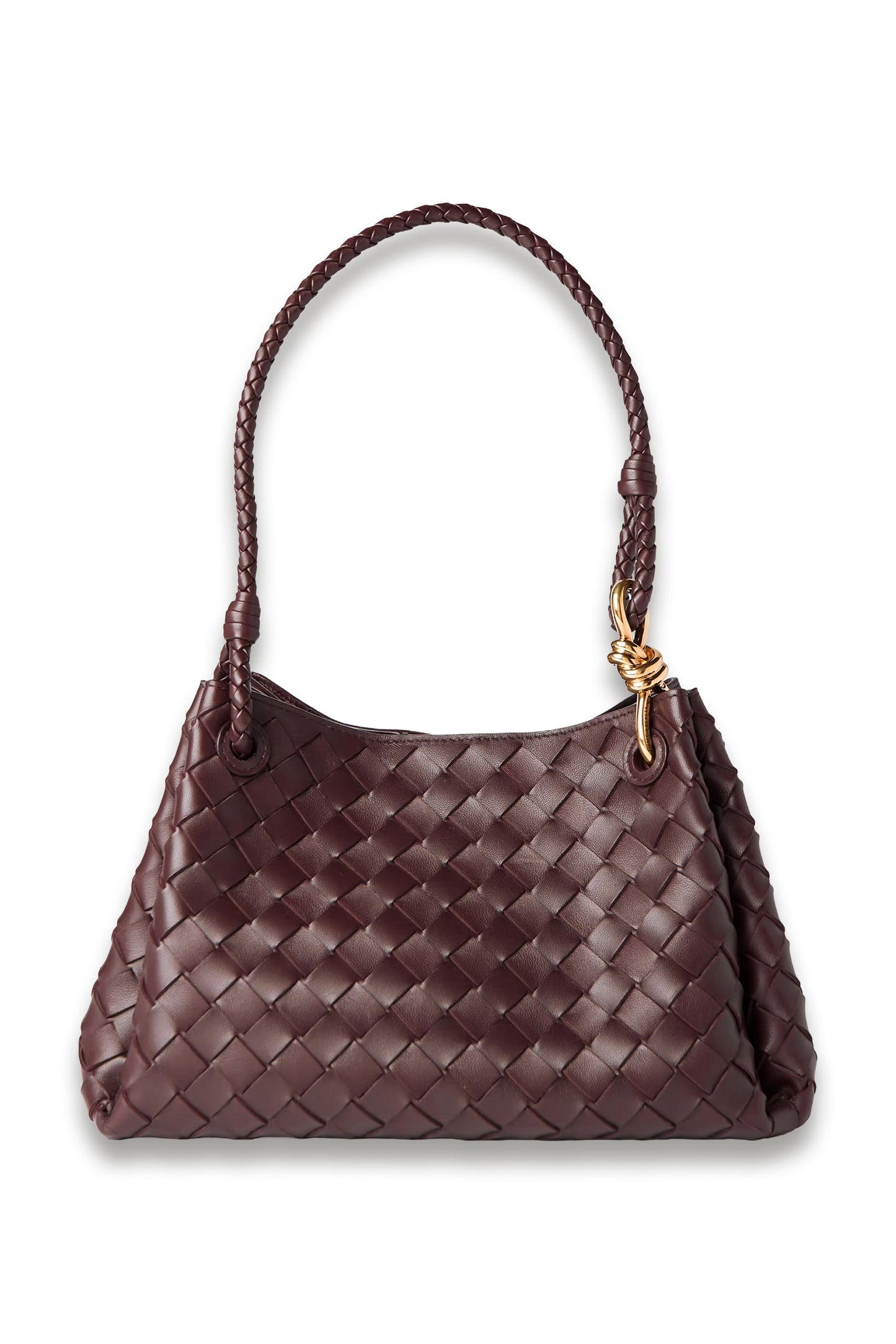 Parachute Intrecciato Leather Shoulder Bag