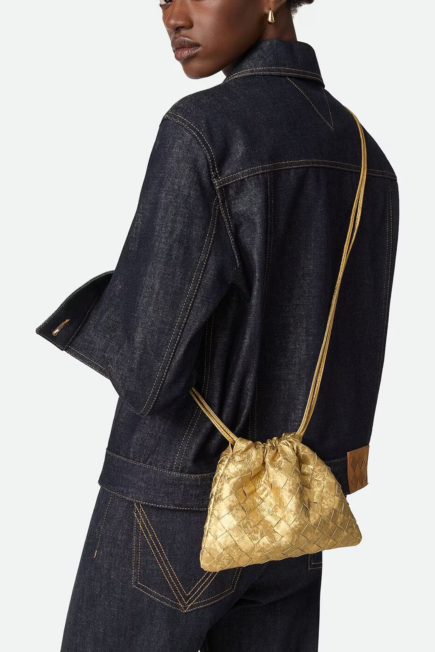 Small Dustbag in Gold