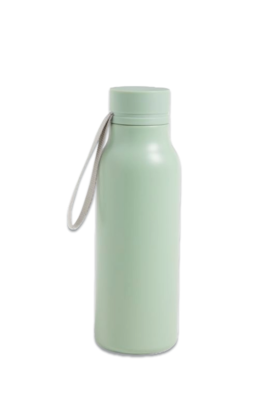 Double Wall Stainless Steel Leak-Proof Drinks Bottle, 500ml, Sage