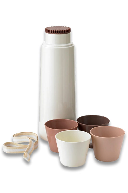 PICNIC Thermos Bottle with 4 Copper Cups