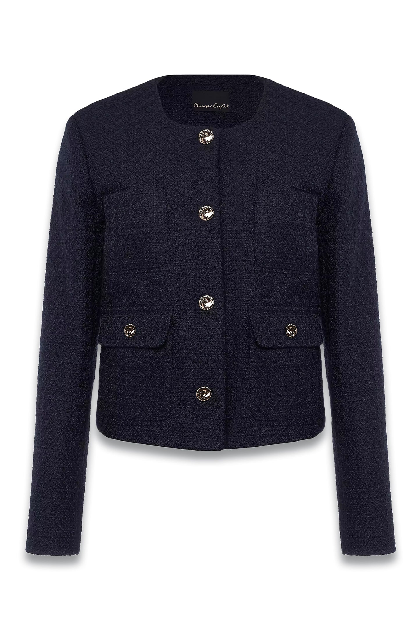 Ripley Tweed Jacket, Navy