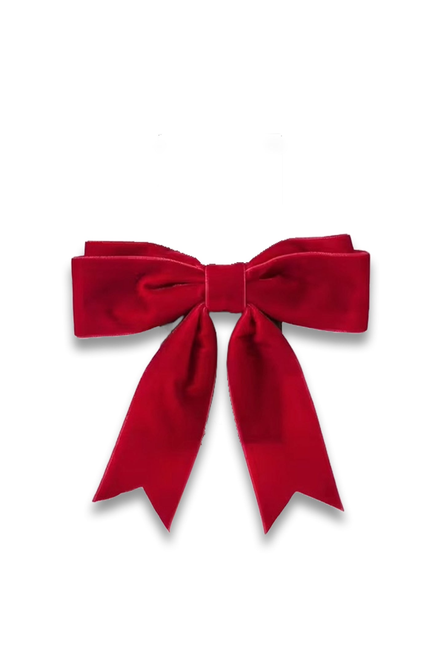 Sugar & Spice Velvet Gift Bow, Red