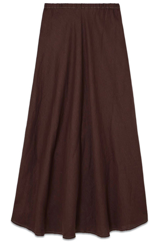 + NET SUSTAIN Heba Linen Maxi Skirt
