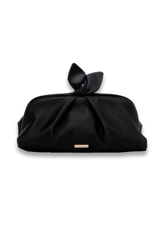 Bow Tie Small Velvet Clutch
