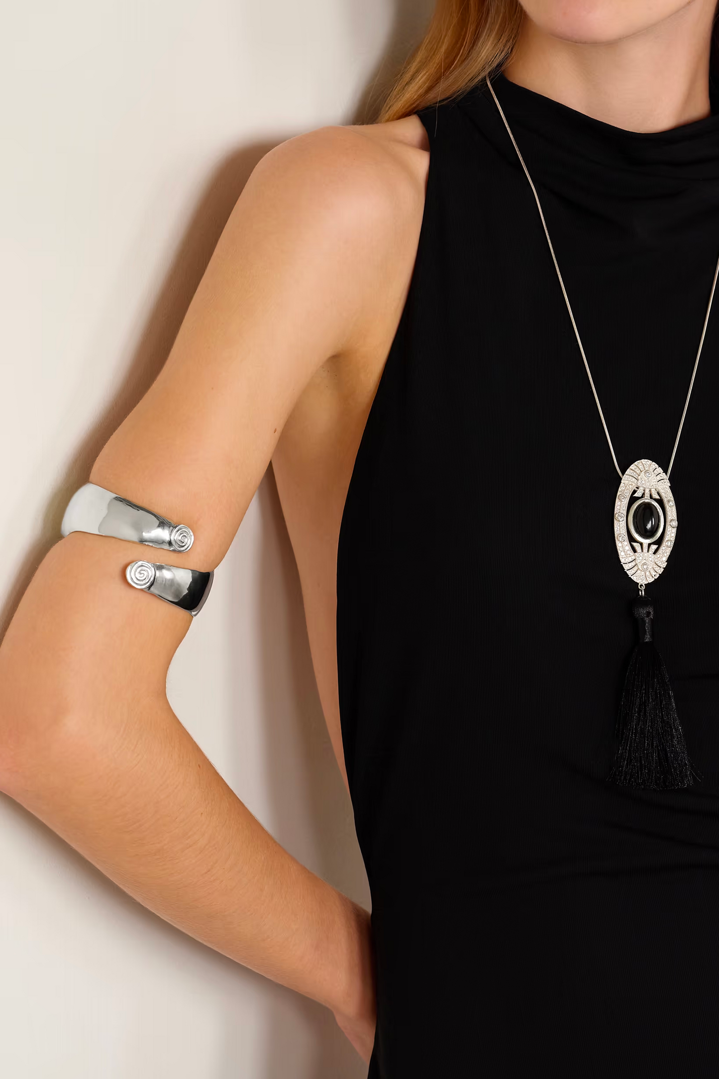 Olympia Silver-tone Arm Cuff