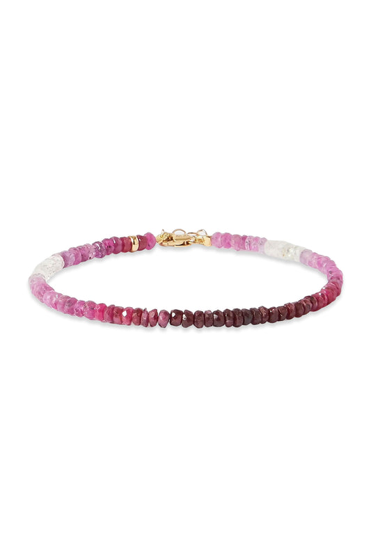 + NET SUSTAIN Arizona Gold Ruby Bracelet