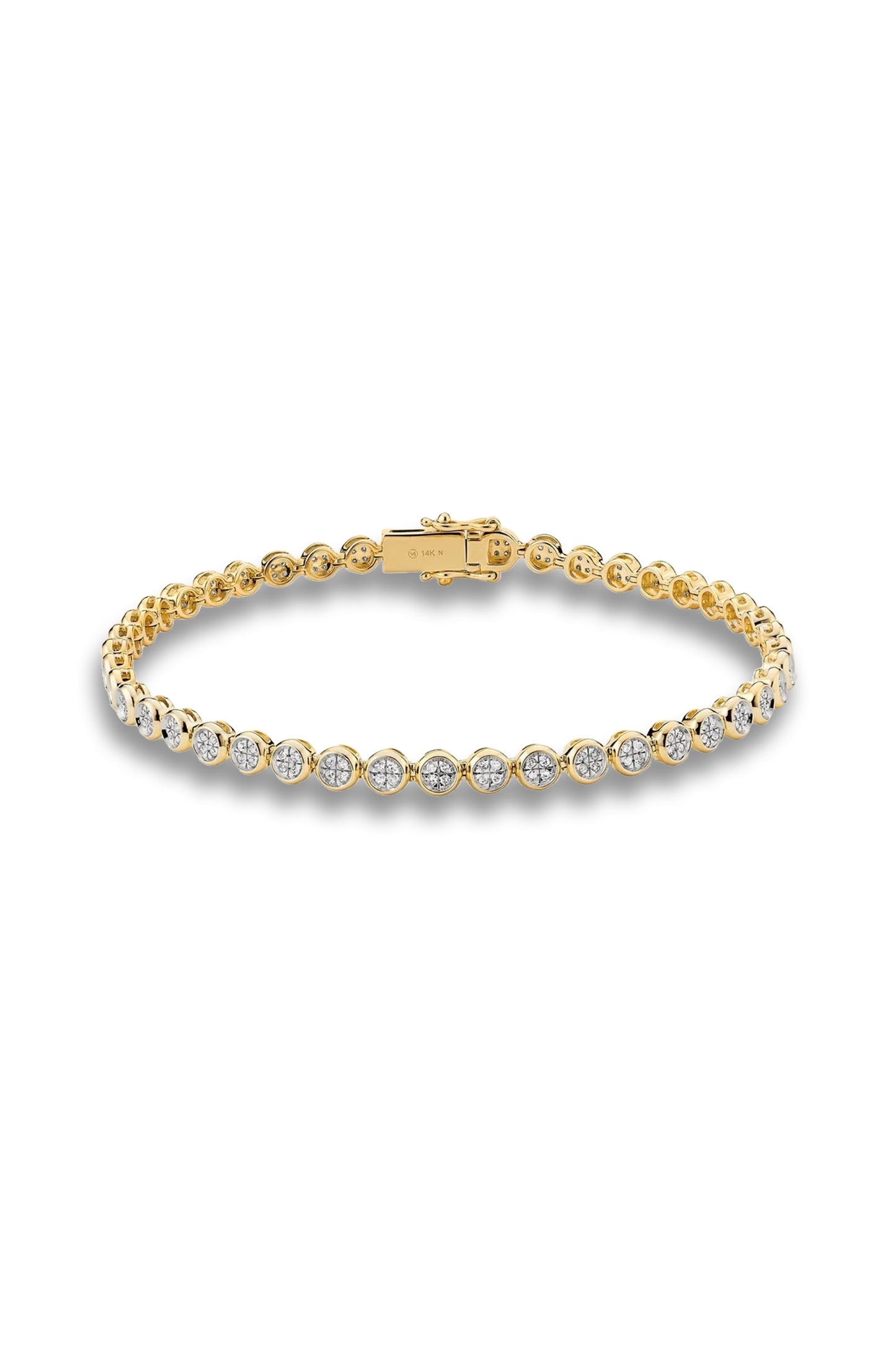 Micro-Pavé Diamond Rivière Bracelet