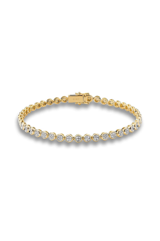 Micro-Pavé Diamond Rivière Bracelet