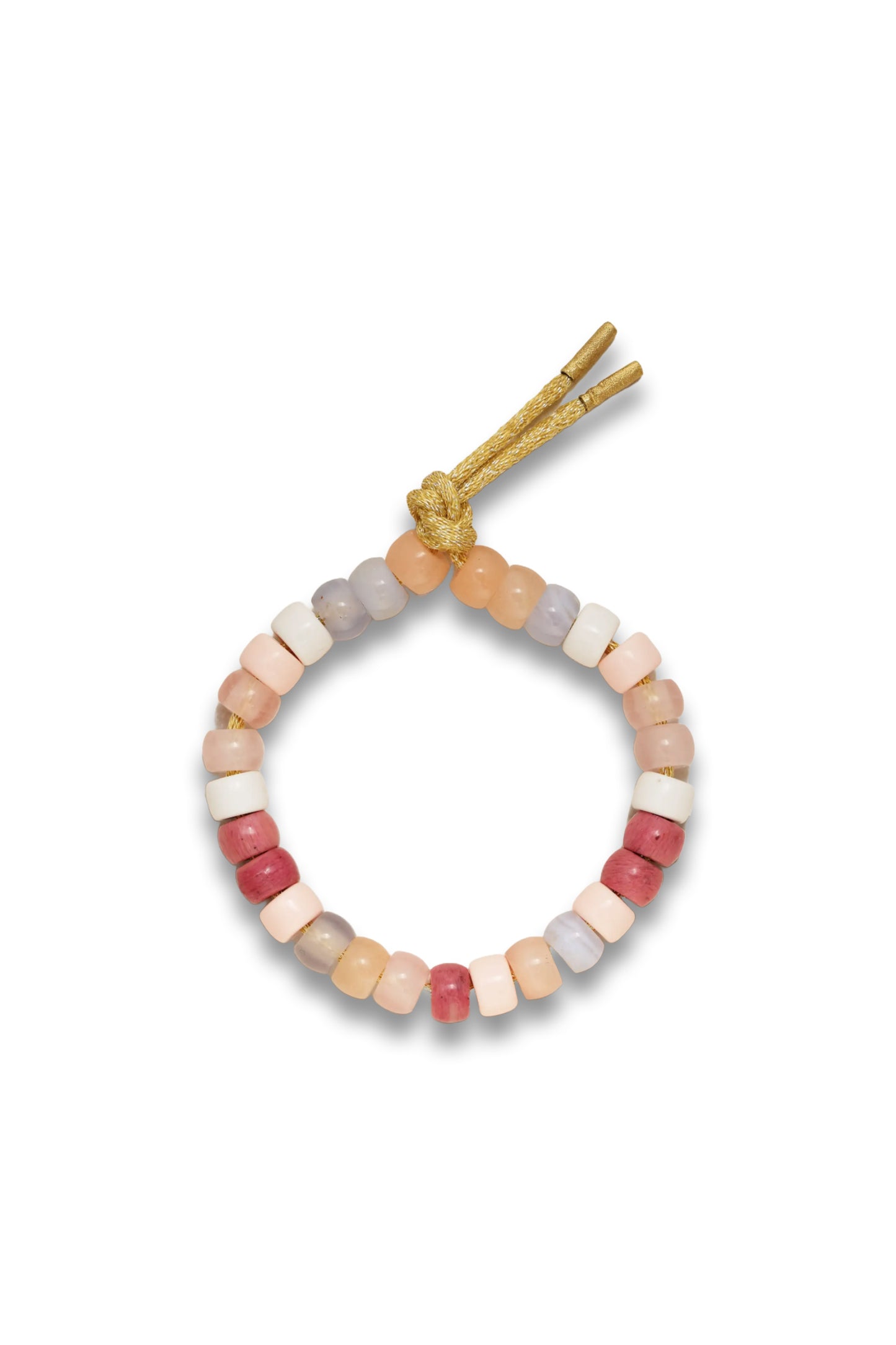 Forte Beads-18-Karat Gold and Lurex Multi-stone Bracelet