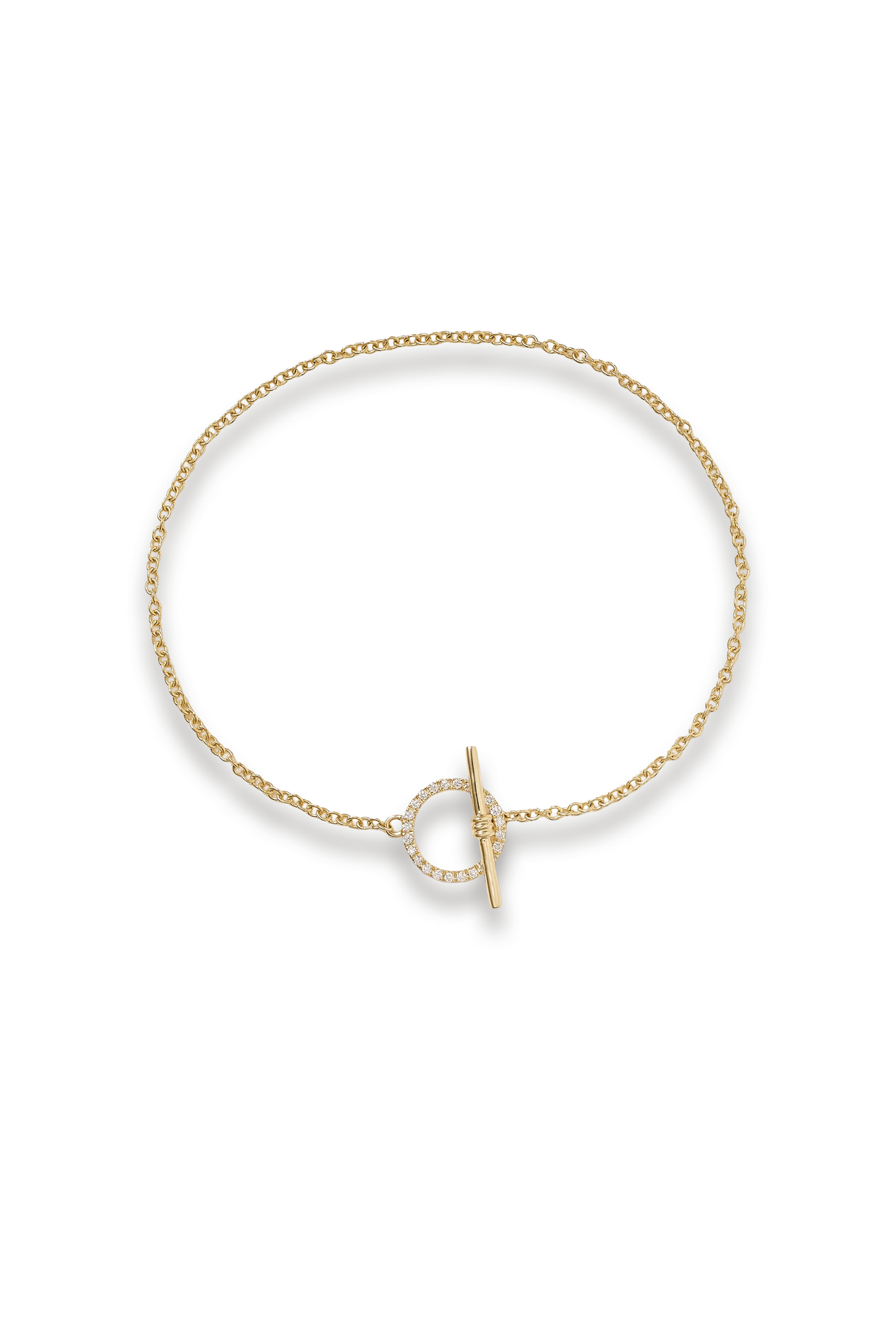 14-karat Gold Diamond Bracelet