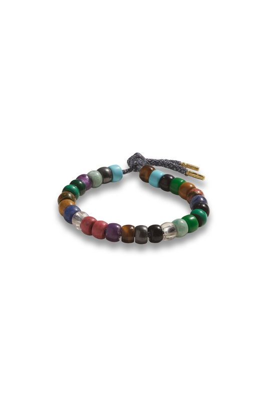 Forte Beads Moonbow 18-karat Gold and Lurex Multi-stone Bracelet Kit