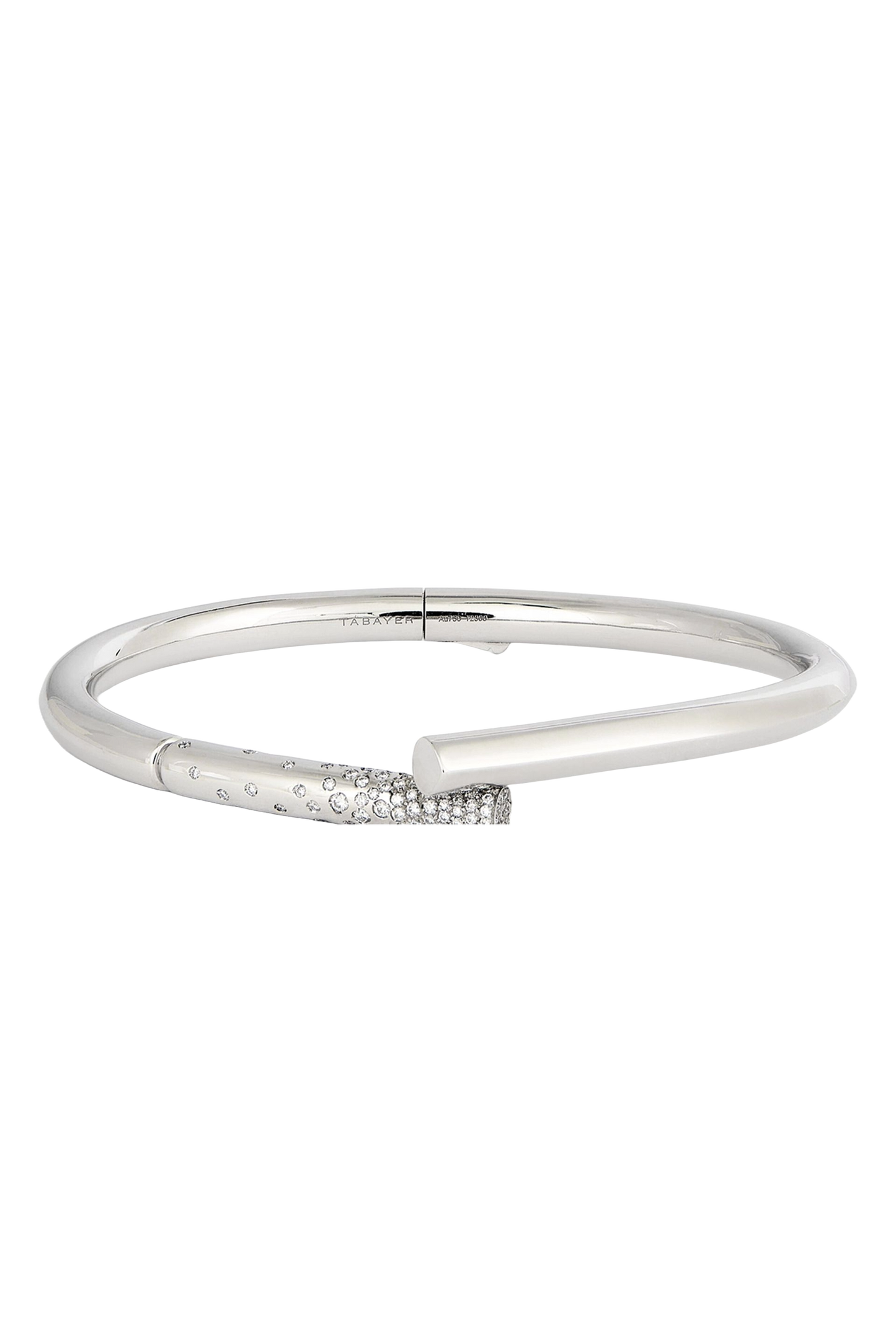 White Gold and Diamond Oera Bangle