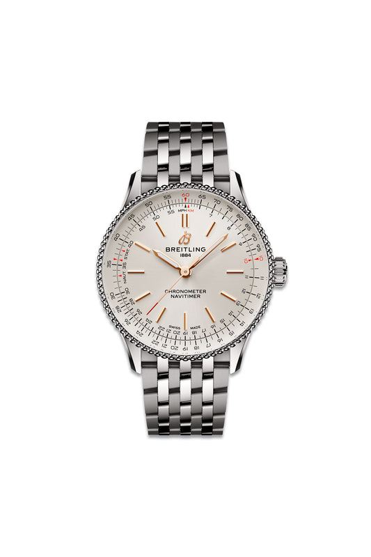 Navitimer Automatic 36 With Silver Dial & Stainless Steel