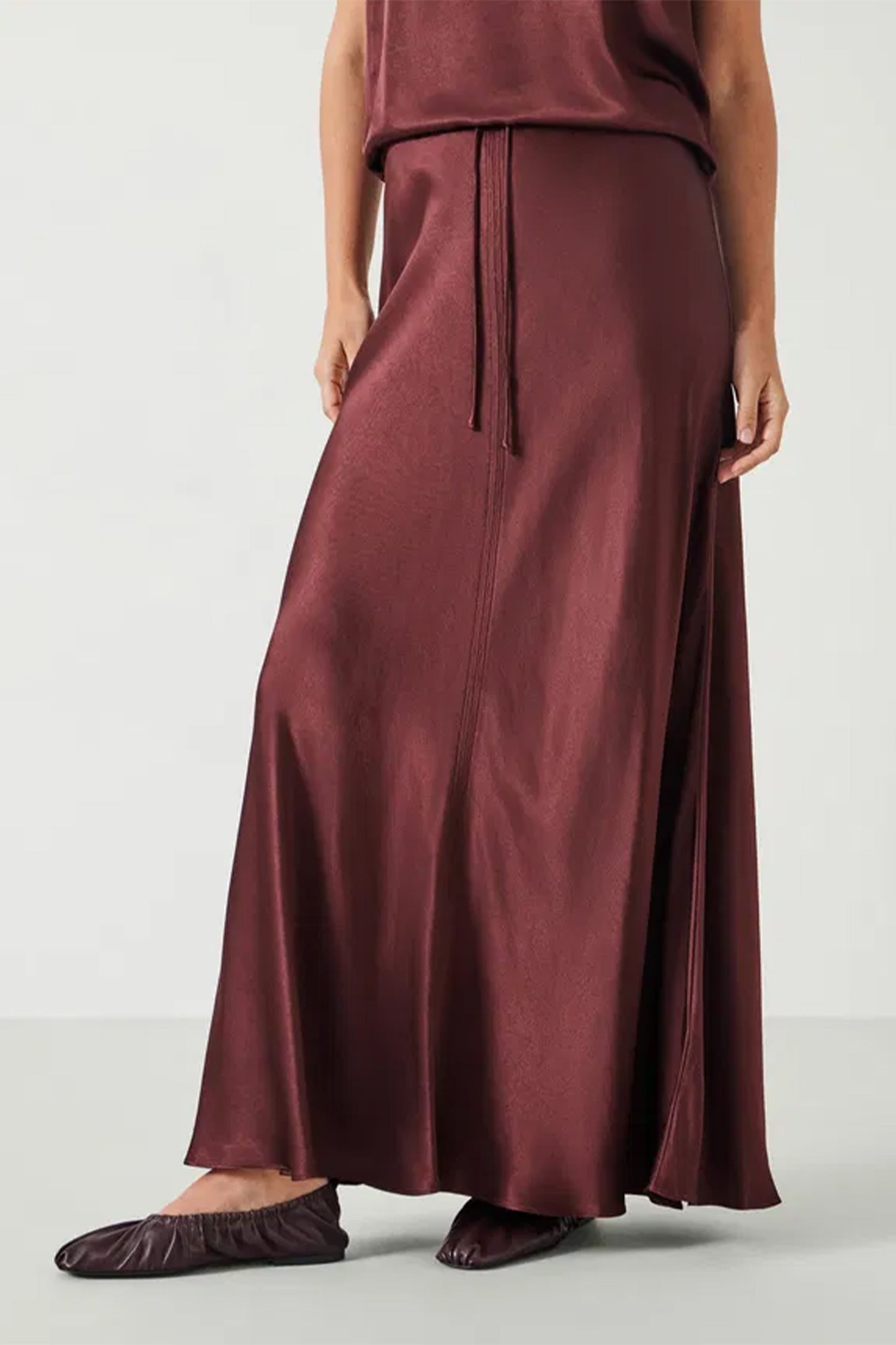 Brielle Satin Skirt