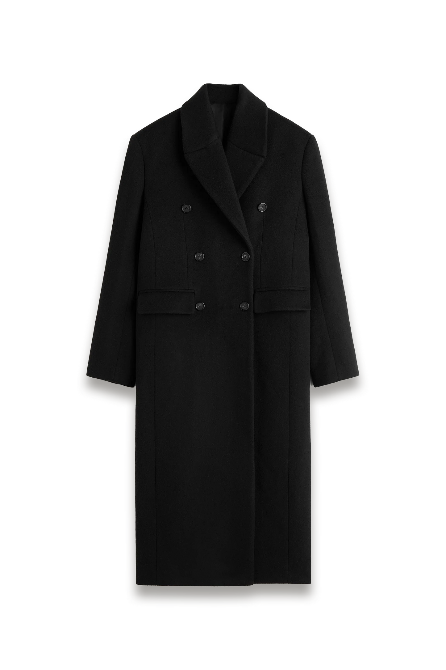 Broad Coat in Black