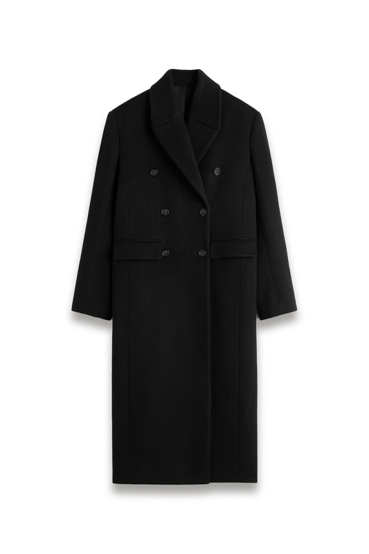 Broad Coat in Black