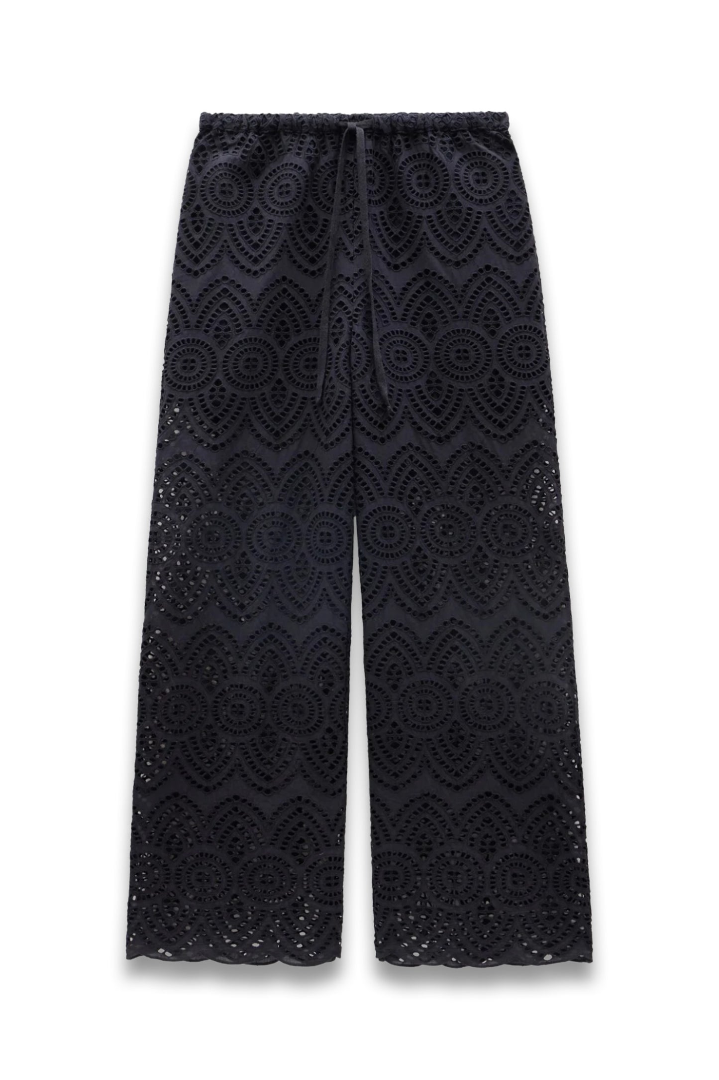 Cotton Broderie Trousers