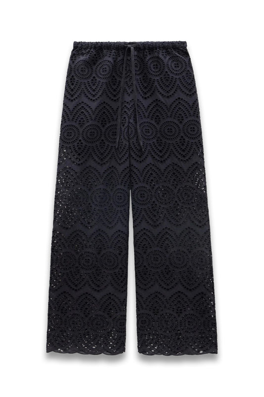Cotton Broderie Trousers