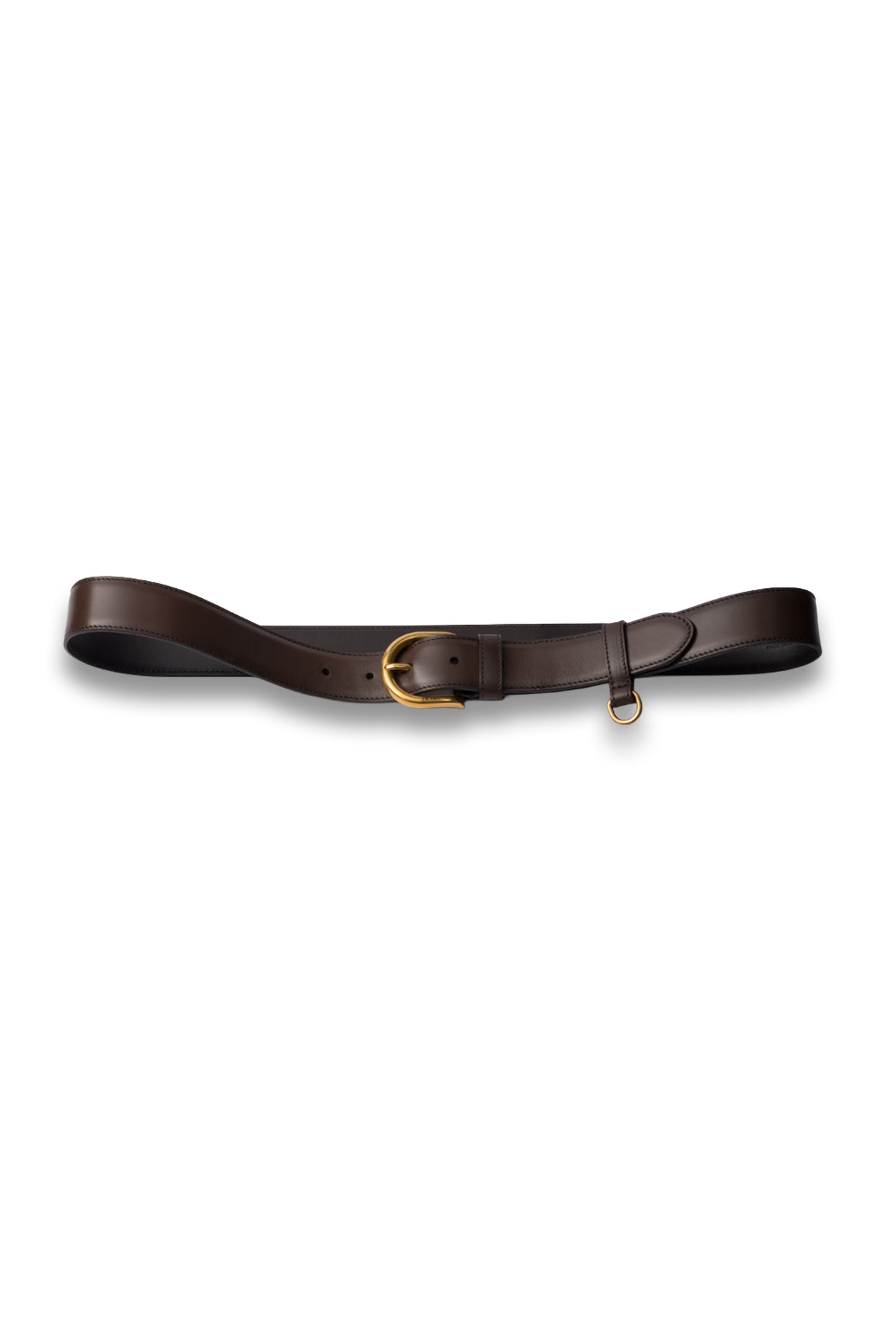 Ebony Leather Belt