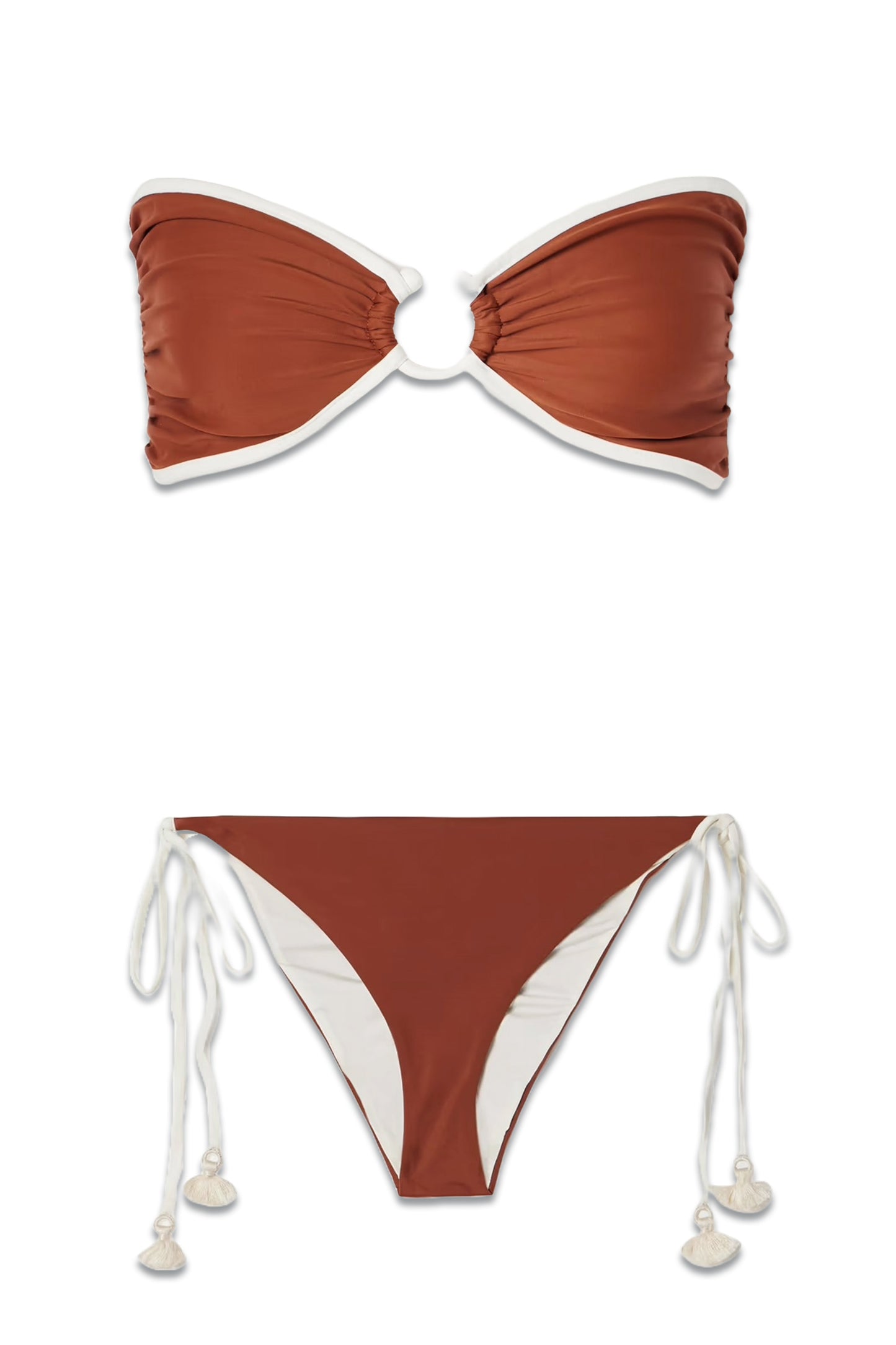 Intense Colorings Bandeau Bikini Set