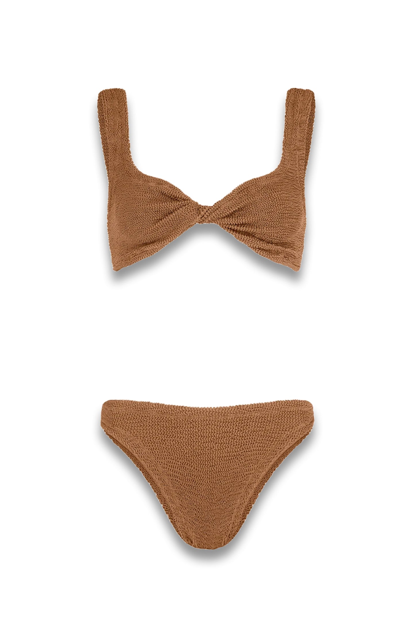 Coverage Juno Bikini Metallic Cocoa